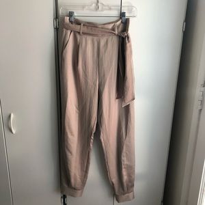 NWOT Satin Jogger size xs